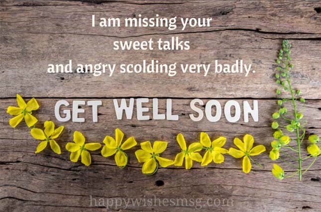 Romantic Get Well Soon text Messages